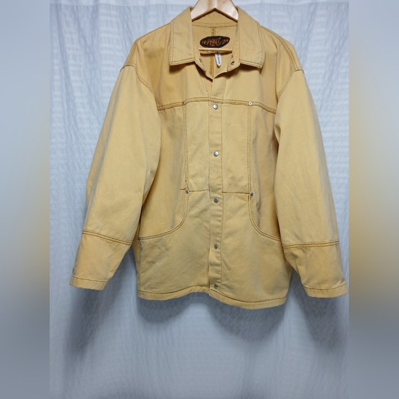 Umen Vintage Chore / Barn Full Snap  Jacket. Size L - Picture 3 of 12